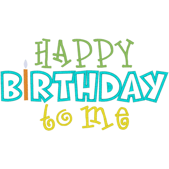 Cake (A3) Happy Birthday Applique 6x10