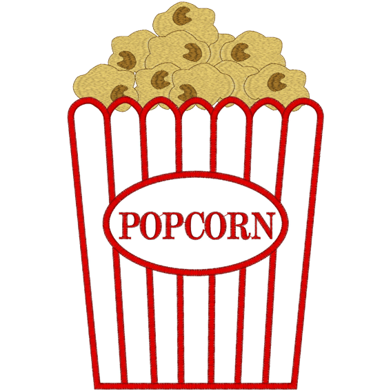 Carnival (A3) Popcorn Applique 5x7