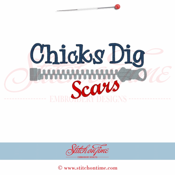 4 CHD : Chicks Dig Scars 5x7