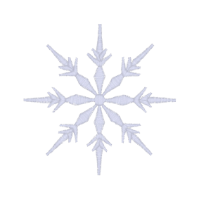 Christmas (A169) Snowflake 4x4