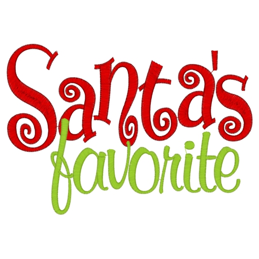 Christmas (220) Santa's Favorite 5x7