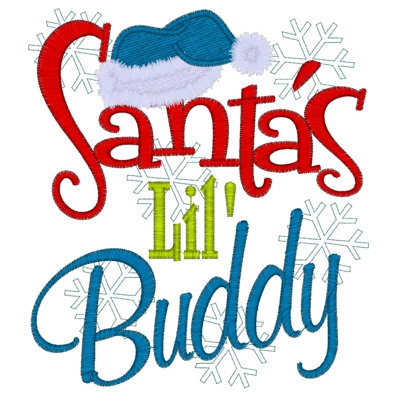 Christmas (243) Santa's Lil' Buddy 5x7