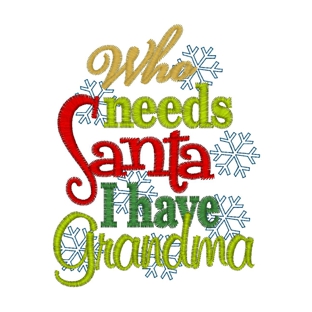 Christmas (285) Who needs Santa Grandma 4x4