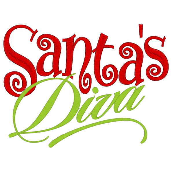 Christmas (289) Santas Diva 6x10