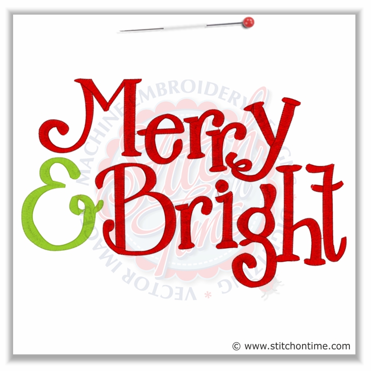 437 Christmas : Merry & Bright 200x300