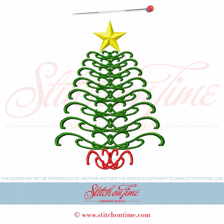 492 Christmas : Xmas Tree / Christmas Tree 5x7