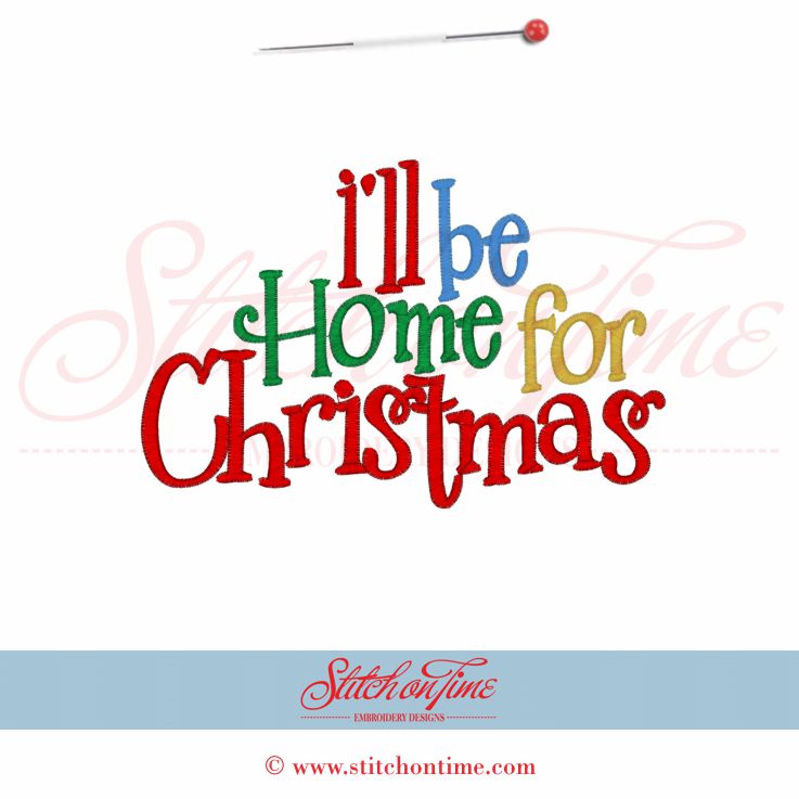 614 Christmas : I'll Be Home For Christmas 5x7