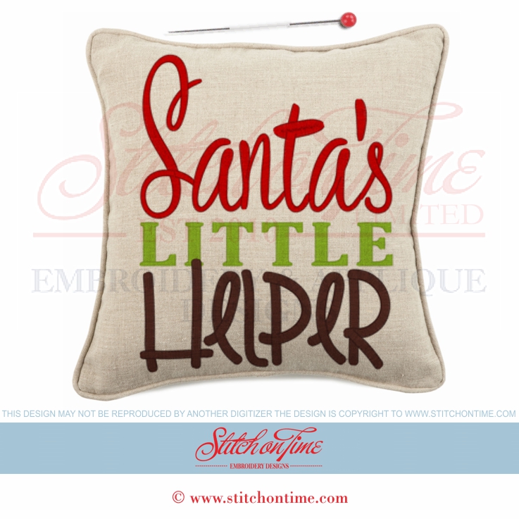 713 Christmas : Santa's Little Helper 3 sizes