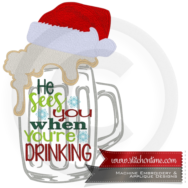804 Christmas : He Sees You When You're Drinking