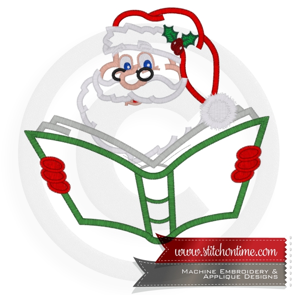 813 Christmas : Santa Reading