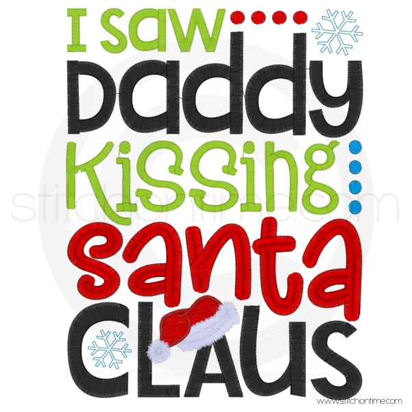 886 Christmas: I Saw Daddy Kissing Santa Claus