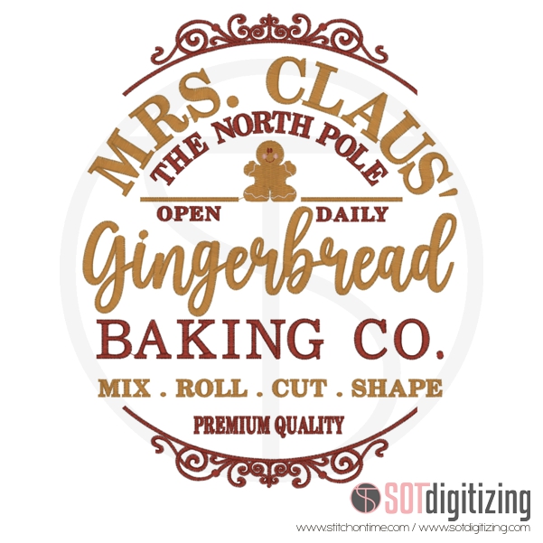 942 Christmas: Mrs. Claus' Gingerbread Baking Co.