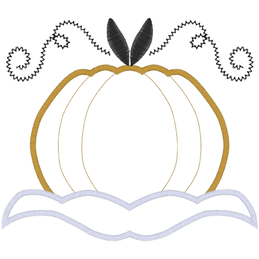 Cinderella (A94) Pumpkin Applique 6x10