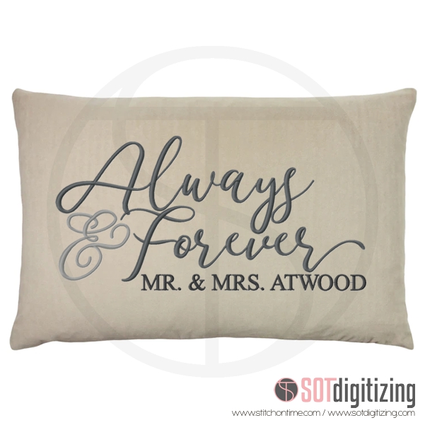 7 COUPLE NAMES : Always & Forever (Made to Order)
