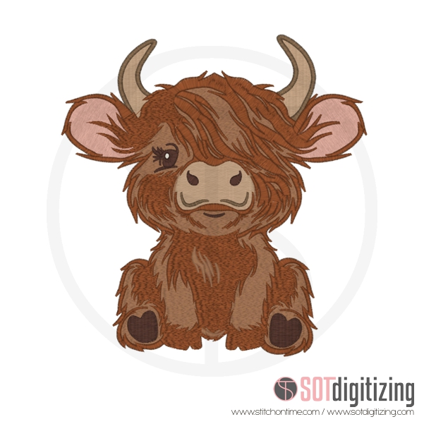 26 Cows : Baby Highland Cow