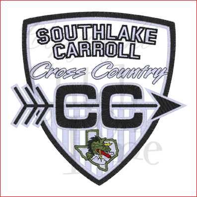 Crest (9) Cross Country Applique 5x7