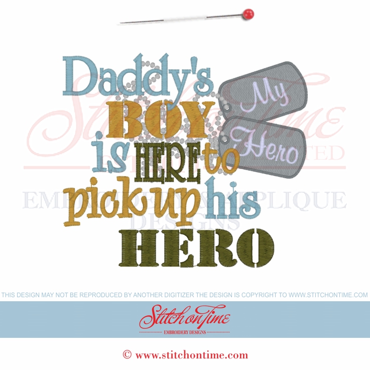 8396 Custom : Daddy's Boy Is Here To Pickup His Hero