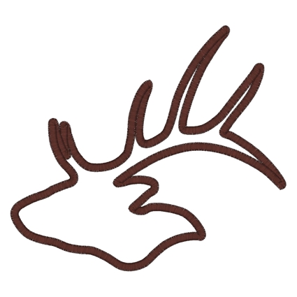 Deer (12) Elk Applique 5x7