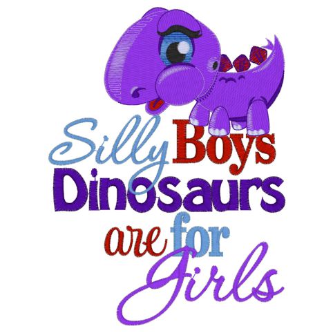 Dino (16) Silly Boys Dinosaurs For Girls 5x7