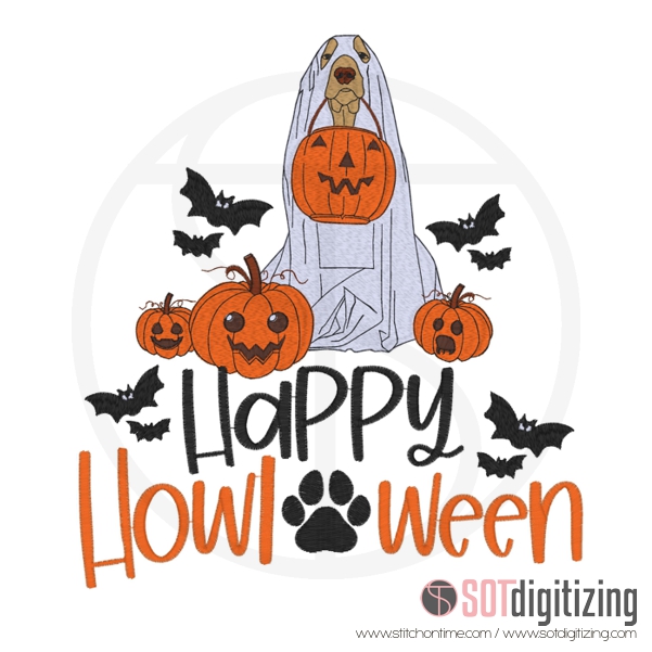 56 Dogs : Halloween Ghost Dog Howl o Ween