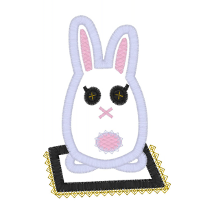 Dolls (104) Rabbit Applique 4x4