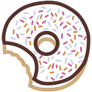 Donut (A4) Applique 4x4