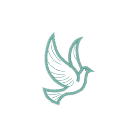 Doves (A4) Outline 4x4