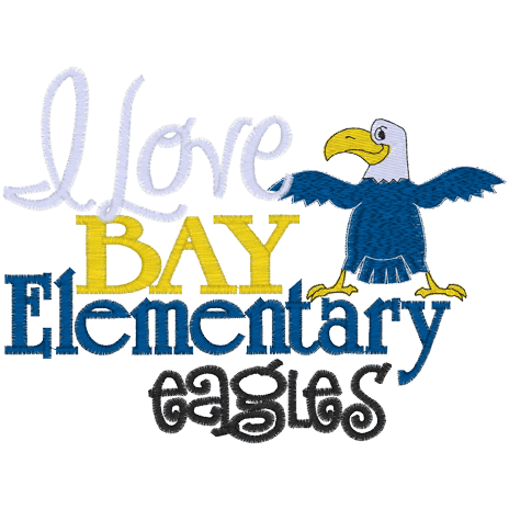 Eagles (A6) I Love Bay Elementary 5x7