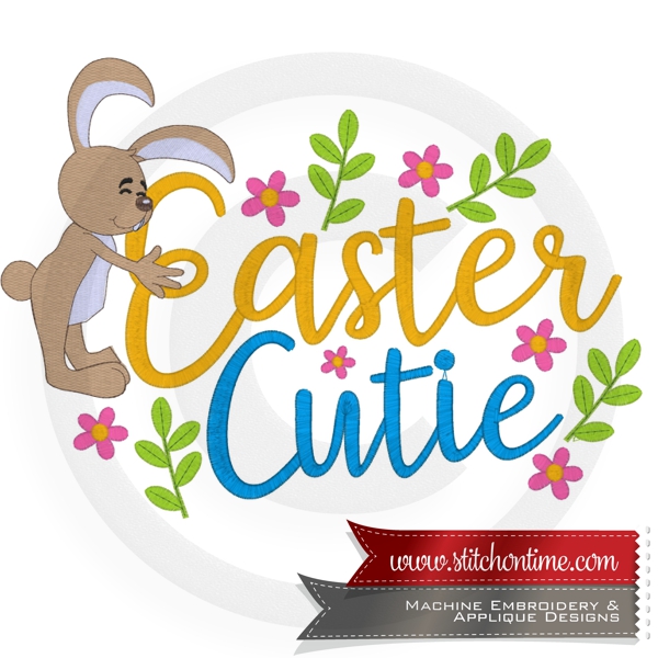 196 Easter : Easter Cutie Rabbit / Bunny