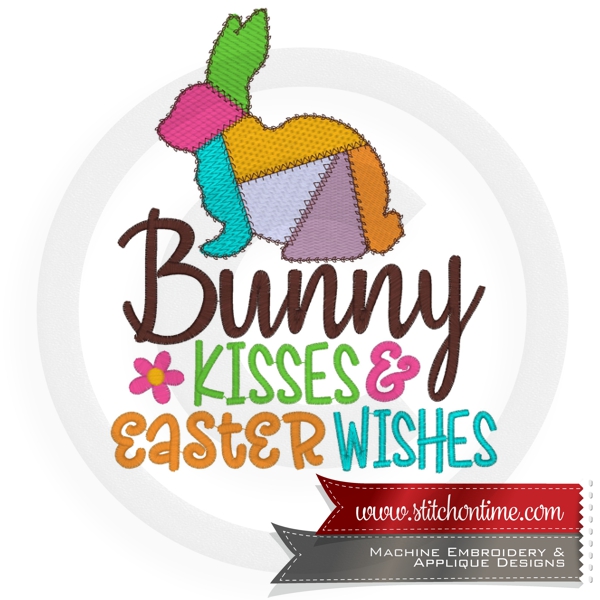197 Easter : Bunny Kisses & Easter Wishes