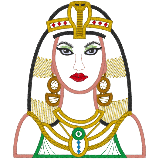 Egypt (A5) Cleopatra Applique 5x7