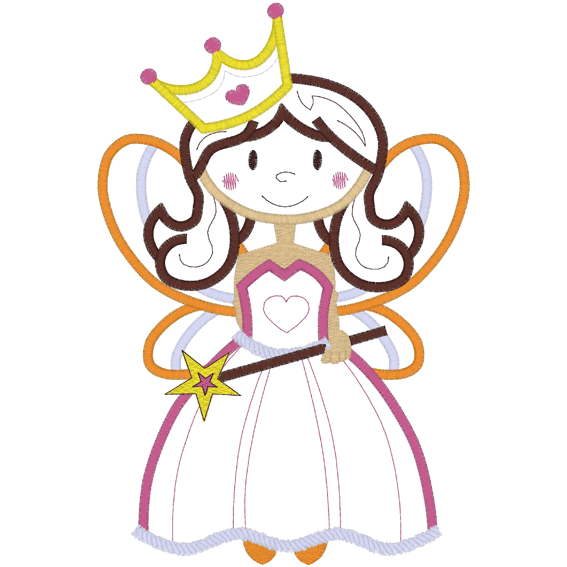 fairytale (A31) Princess Applique 6x10