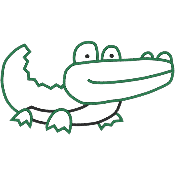 Gators (A21) Gator Applique 4x4