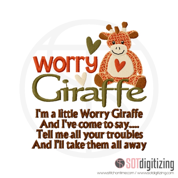52 Giraffe : Worry Giraffe