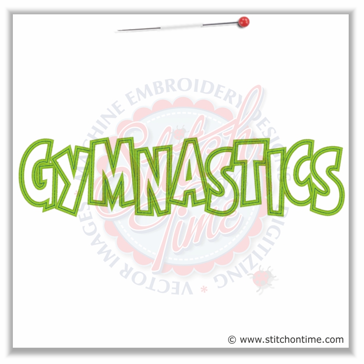 30 Gymnastics : Gymnastics Applique 6x10