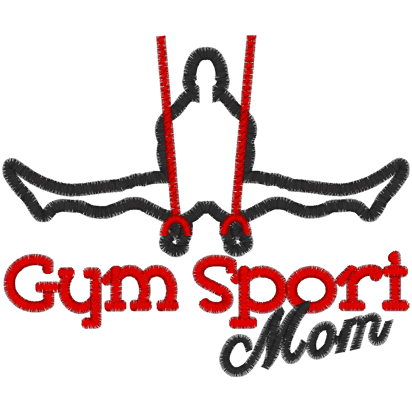 Gymnast (A9) Gym Sport Mom Applique 5x7