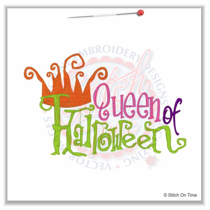 301 Halloween : Queen Of Halloween 5x7