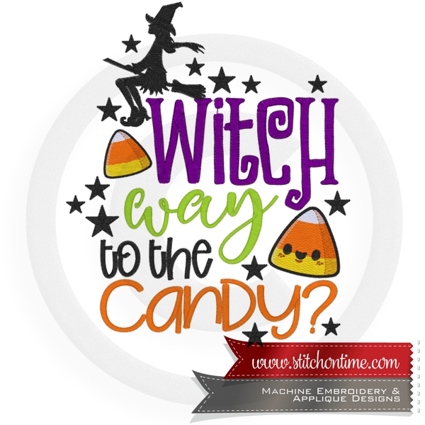 582 HALLOWEEN : Witch Way To The Candy