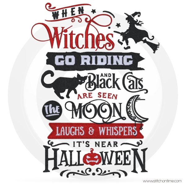 588 Halloween : When Witches Go Riding
