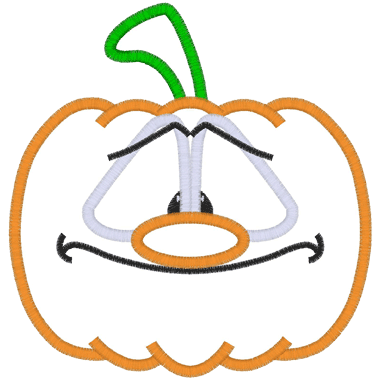 Halloween (A9) Pumpkin Applique 5x7