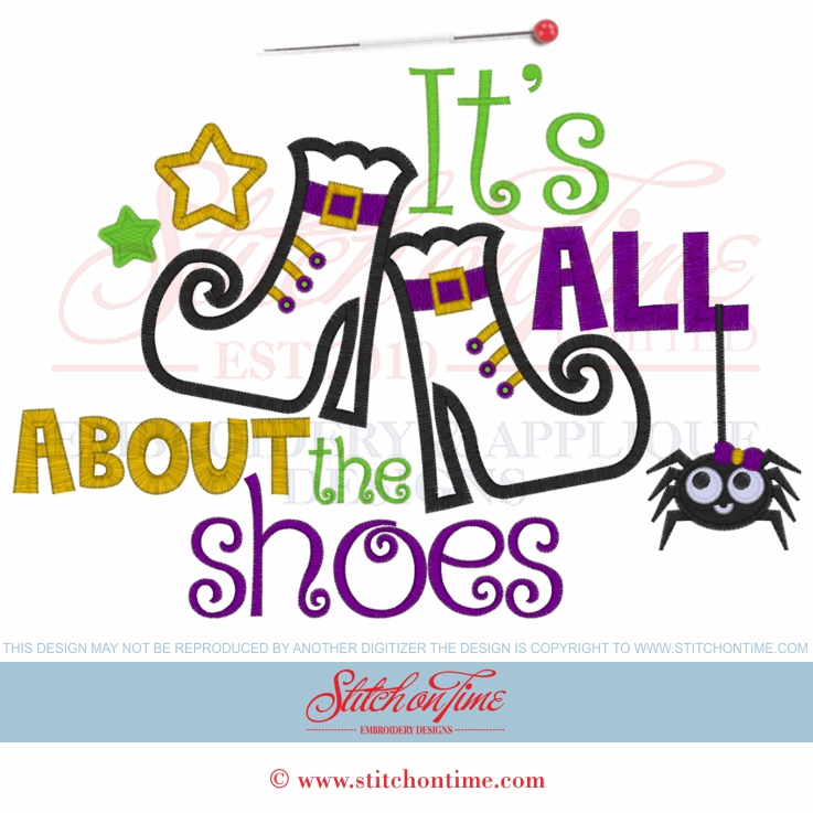 3 HALLOWEEN ACCESSORIES : It's All About The Shoes Applique