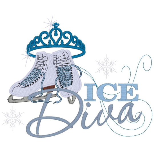 Ice Skate (7) Ice Diva 6x10