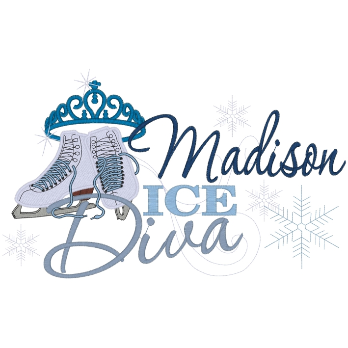 Ice Skate (8) Madison Ice Diva 6x10