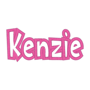 Names (1) Kenzie Applique 4x4