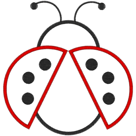 Ladybird (A1) Applique 6x10