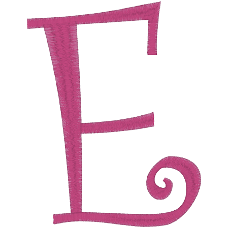 Letters (A173) E 5x7
