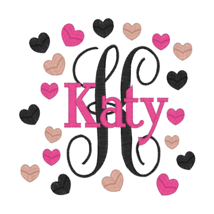 Letters (242) K Katy 5x7