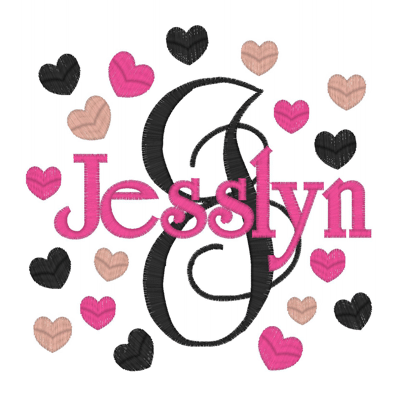 Letters (252) J Jesslyn 5x7