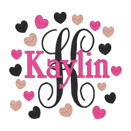 Letters (255) K Kaylin 5x7