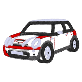 Mini (A3) Car Applique 4x4